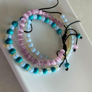 Colorful Beaded Handmade Bracelets Set